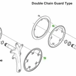 Shimano Vis De Plateau ALFINE/TIAGRA/SORA (5 Pièces) 8 Shimano Vis De Plateau ALFINE/TIAGRA/SORA (5 Pièces) -FSA Soldes Alfine