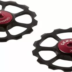 CEMA Jeu De Rouleaux De Dérailleur Surdimensionnés Pour Shimano 10/11 Vitesses Pour Cage Longue