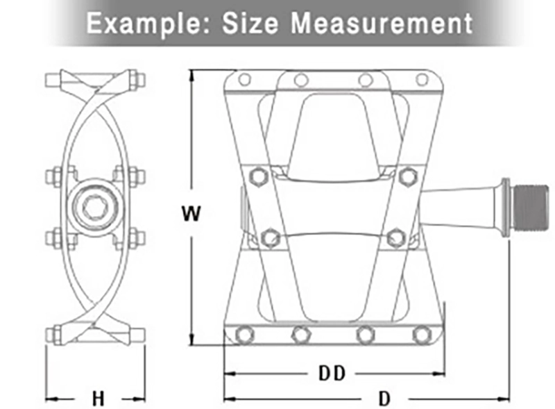 MDH Pédales Plates-formes De Route 2 MDH Pédales Plates-formes De Route – Image 2