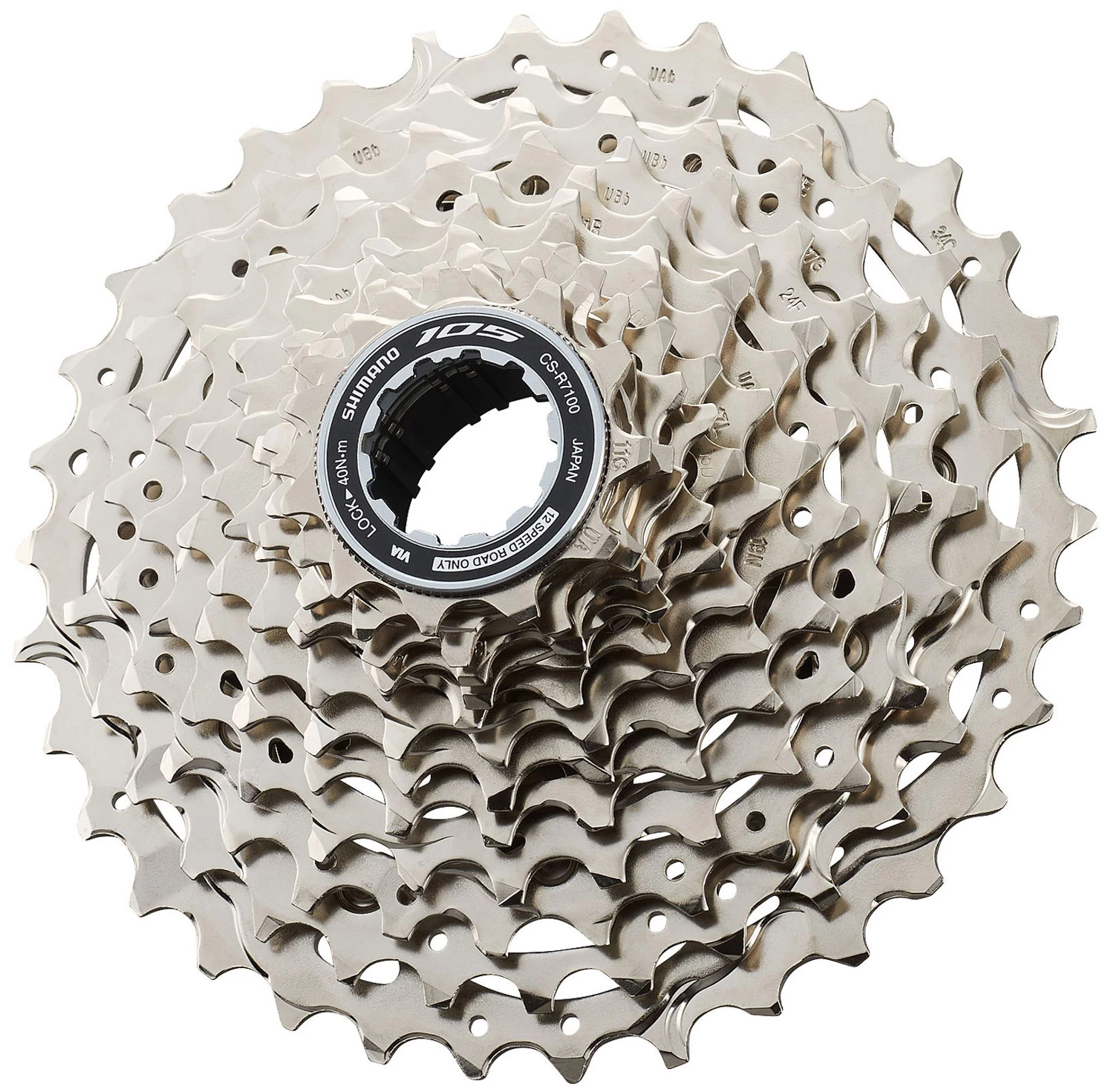 Shimano 105 CS-R7100 Cassette 12 Vitesses 2 Shimano 105 CS-R7100 Cassette 12 Vitesses – Image 2