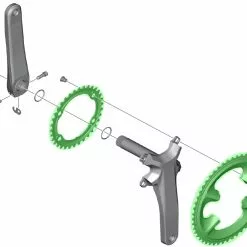 Shimano 105 Plateau Pour FC-R7100 50/34 Dents -FSA Soldes Shimano 105 Kettenblatt fur FC R7100