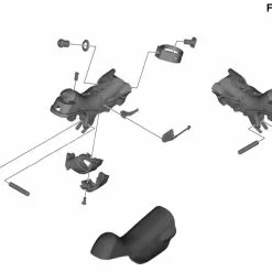 Shimano Badge 105 ST-5800 7 Shimano Badge 105 ST-5800 -FSA Soldes Shimano 105 ST 5800 Namensschild