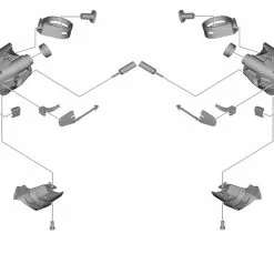 Shimano Badge 105 ST-R7020 -FSA Soldes Shimano 105 ST R7020 Namensschild