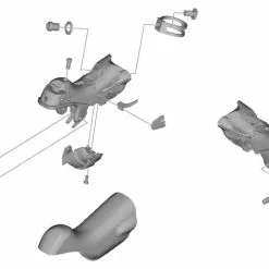 Shimano Badge DURA ACE ST-R9100 -FSA Soldes Shimano DURA ACE ST R9100 Namensschild