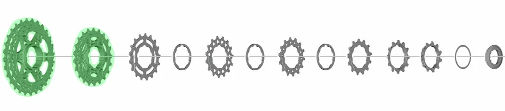 Shimano Unité De Scratch Pour CS-R8000/CS-6800 6 Shimano Unité De Scratch Pour CS-R8000/CS-6800 – Image 6