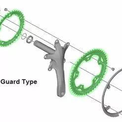 Shimano SORA FC-R3030/FC-3503 Plateau Pour Garde-Chaîne -FSA Soldes Shimano SORA FC R3030 FC 3503 Kettenblatt fur Kettenschutzring