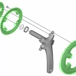 Shimano SORA FC-R3030 Plateau 9 Shimano SORA FC-R3030 Plateau -FSA Soldes Shimano SORA FC R3030 Kettenblatt