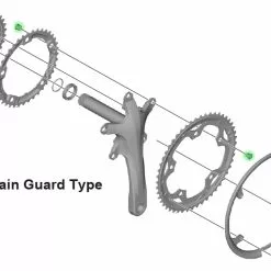 Shimano SORA Boulons De Plateau FC-3550 (5 Pièces) 5 Shimano SORA Boulons De Plateau FC-3550 (5 Pièces) -FSA Soldes Shimano SORA Kettenblattschrauben 5 Stuck