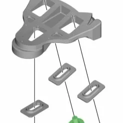 Shimano Vis De Plaque De Chaussure M5 X 8mm Pour SM-SH10/11/12 -FSA Soldes Shimano SPD SL Cleats
