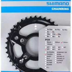 Shimano Plateau De Pédalier TIAGRA FC-4703 -FSA Soldes Shimano TIAGRA FC 4703 Kettenblatt 39T Y1RD98050