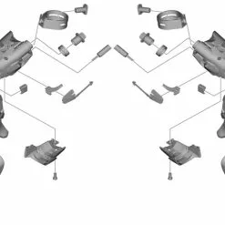 Shimano Badge TIAGRA/GRX ST-4720/RX600 -FSA Soldes Shimano TIAGRA GRX ST 4720 RX600 Namensschild