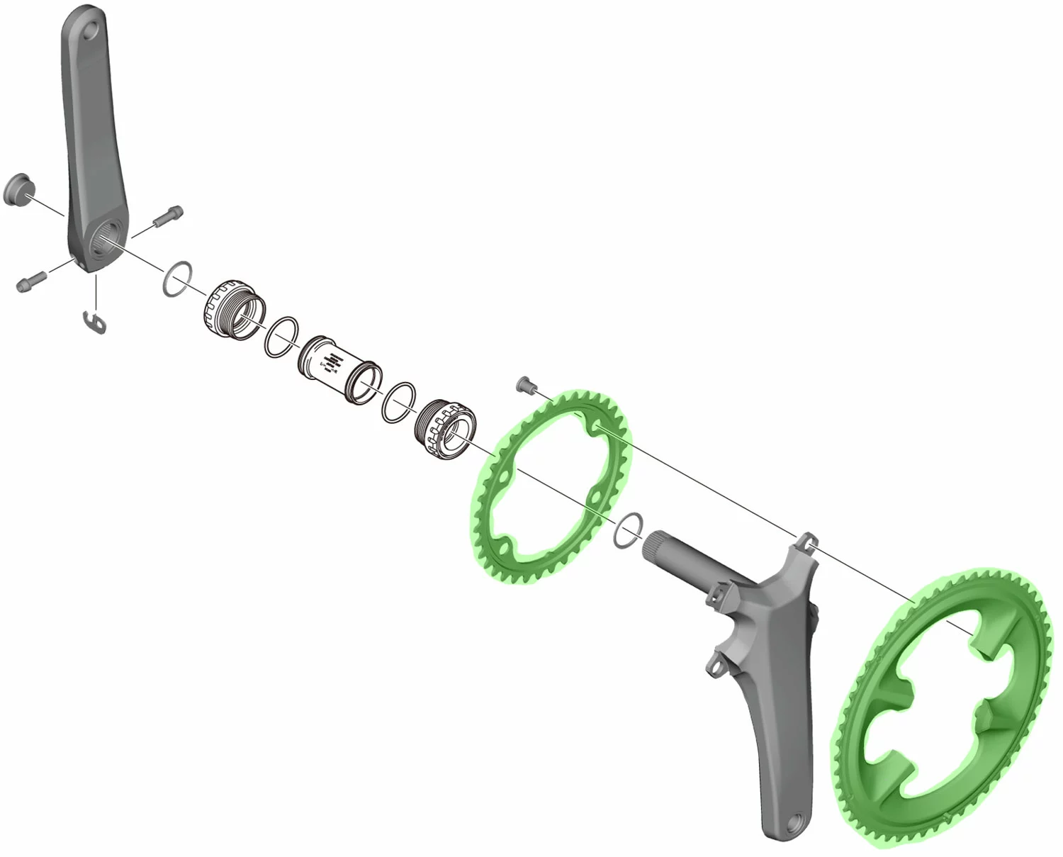 Shimano Plateau ULTEGRA Pour FC-R8100 52/36 Dents 4 Shimano Plateau ULTEGRA Pour FC-R8100 52/36 Dents – Image 4