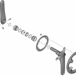 Shimano Vis De Fixation De Manivelle Ultegra/105/Tiagra -FSA Soldes Shimano Y1P417000