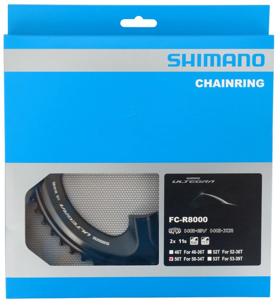 Shimano Plateau ULTEGRA Pour FC-R8000 50/34 Dents 3 Shimano Plateau ULTEGRA Pour FC-R8000 50/34 Dents – Image 3