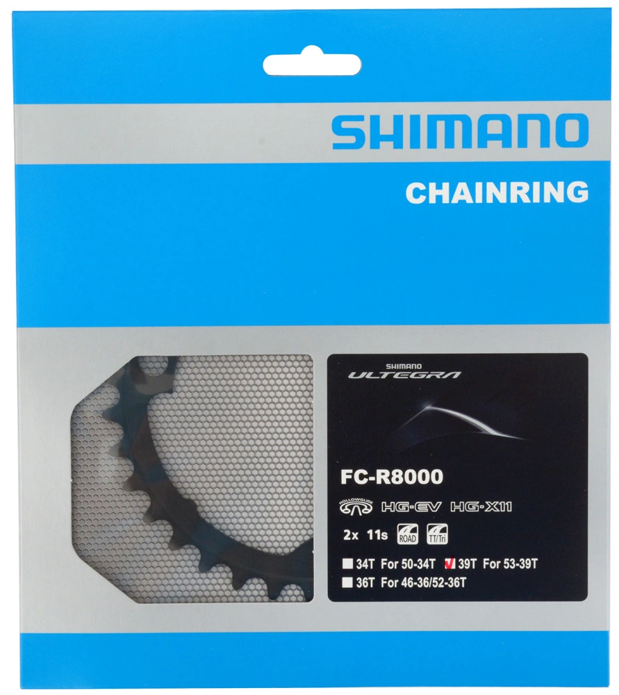 Shimano Plateau ULTEGRA Pour FC-R8000 53/39 Dents 4 Shimano Plateau ULTEGRA Pour FC-R8000 53/39 Dents – Image 4