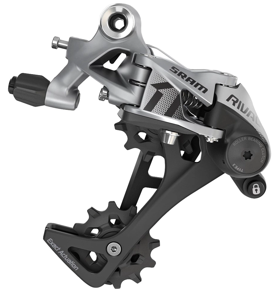 SRAM Dérailleur Arrière Rival 1 Type 3.0 Long 11 Vitesses 1 SRAM Dérailleur Arrière Rival 1 Type 3.0 Long 11 Vitesses