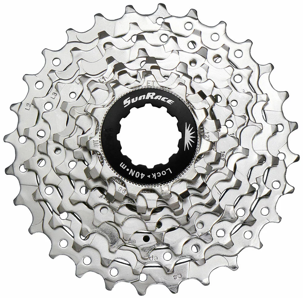 SUNRACE CSR91 Cassette 9 Vitesses 11-28 1 SUNRACE CSR91 Cassette 9 Vitesses 11-28